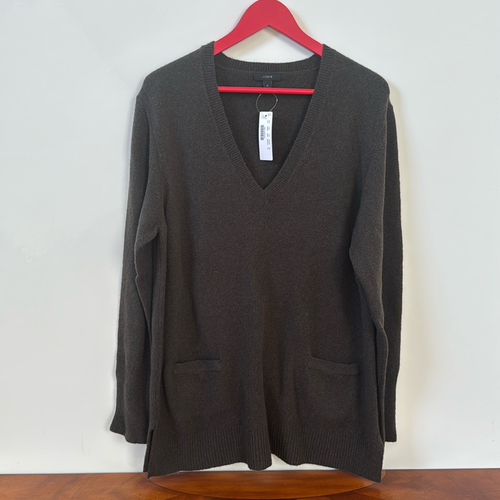 J.Crew V-neck sweater, NWT